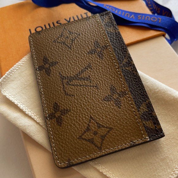 BNIB Louis Vuitton Reverse Monogram Card Holder Case M69161 Made in France - Picture 3 of 12